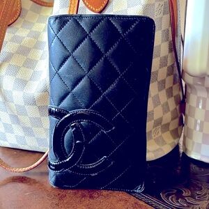 Chanel Cambon Black Long Wallet